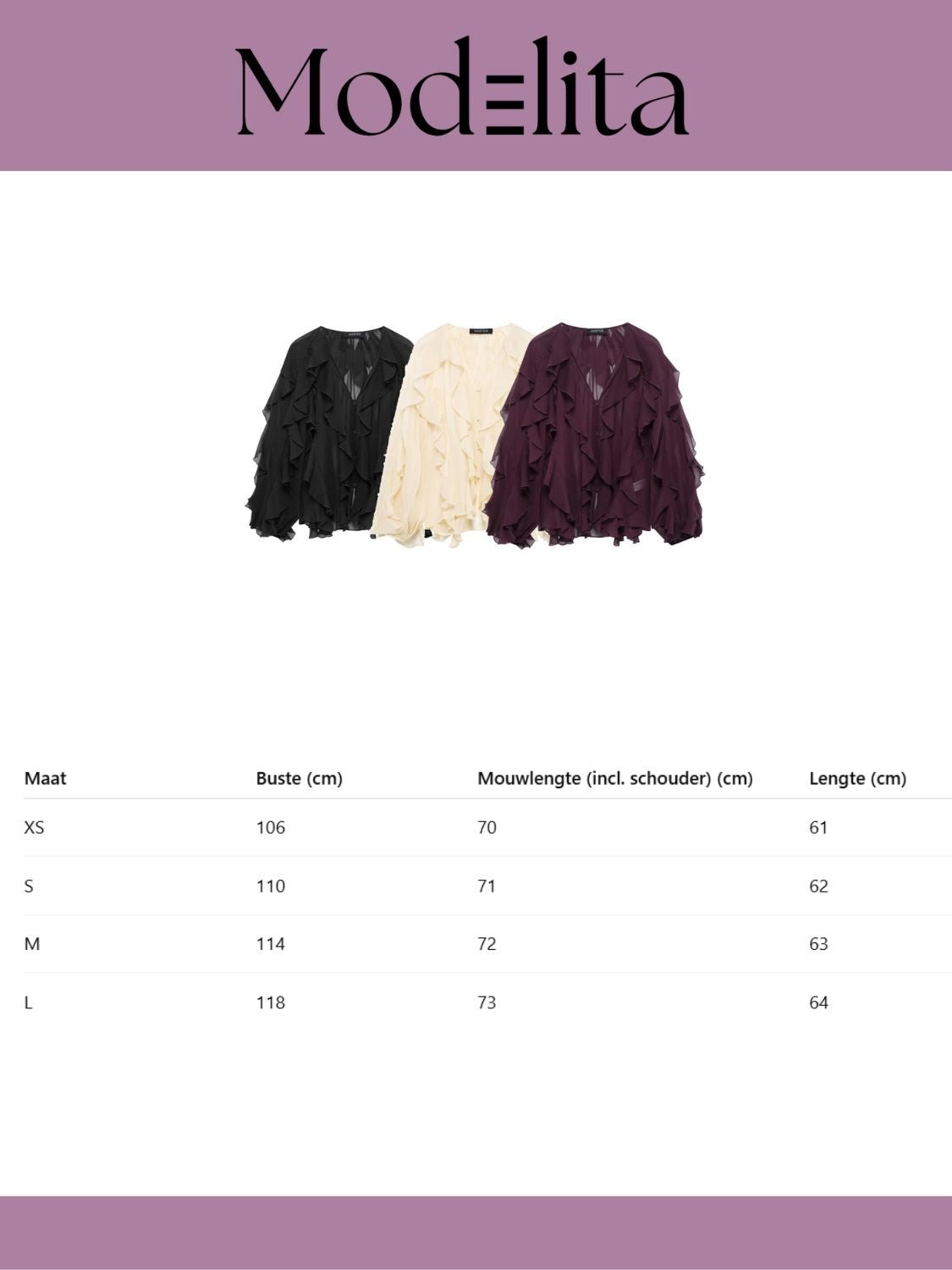 Cascade Charm Blouse - modelita.nl