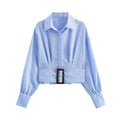 Celeste Belted Blouse - modelita.nl