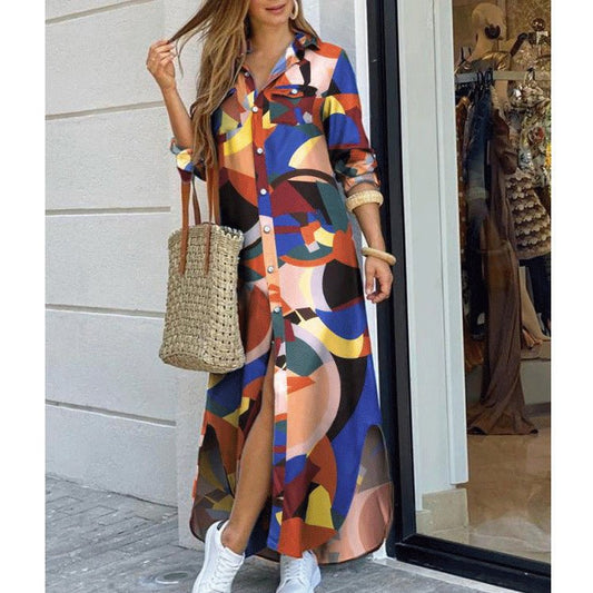 Celeste Printed Dress (EBC) - modelita.nl