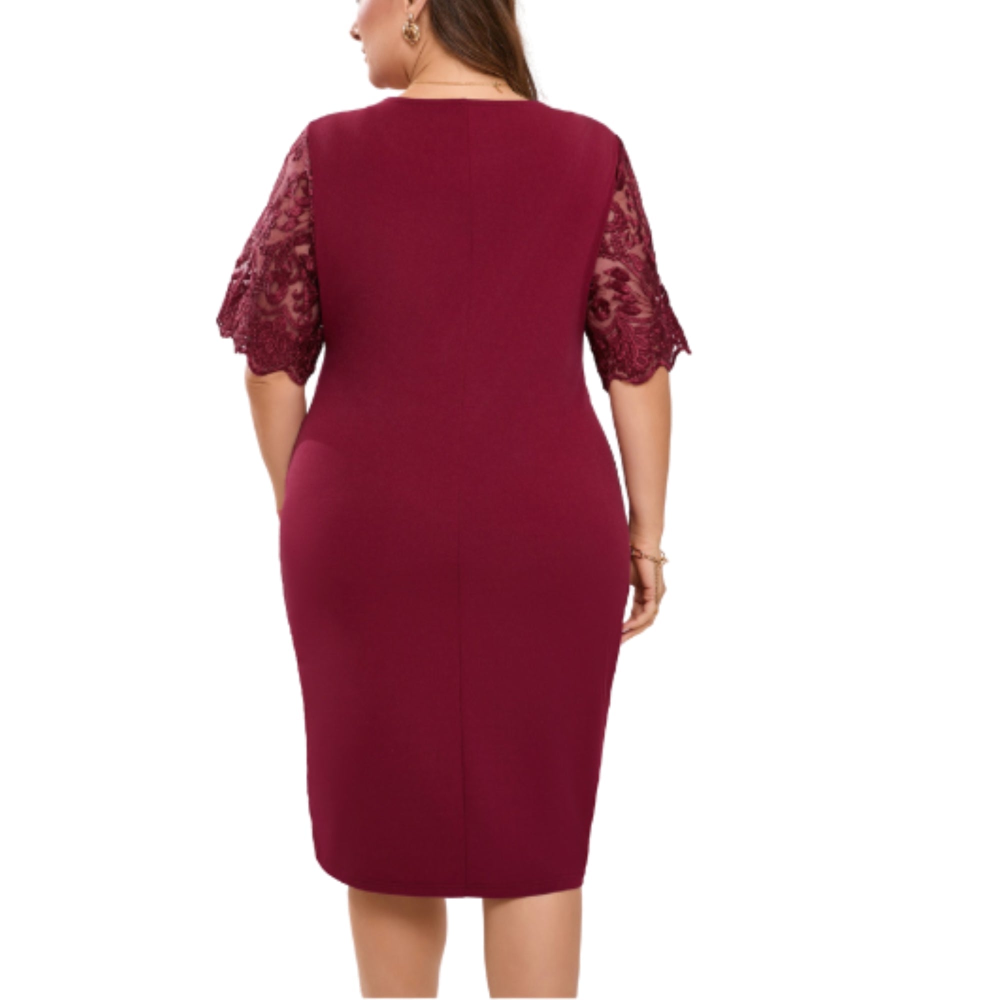 Celestine Lace Midi Jurk - modelita.nl