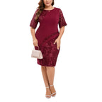 Celestine Lace Midi Jurk - modelita.nl