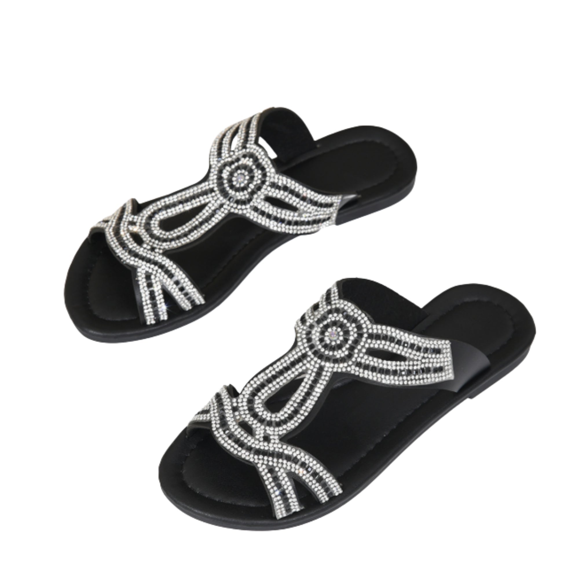 Celina Strass Sandalen - modelita.nl