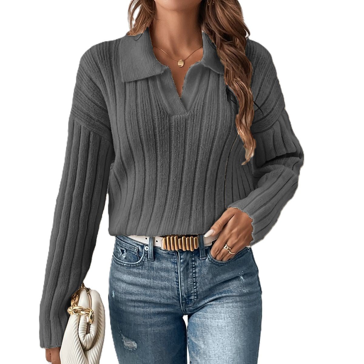 Cosy Collar trui - modelita.nl