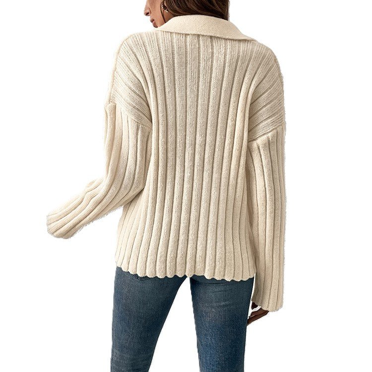 Cosy Collar trui - modelita.nl