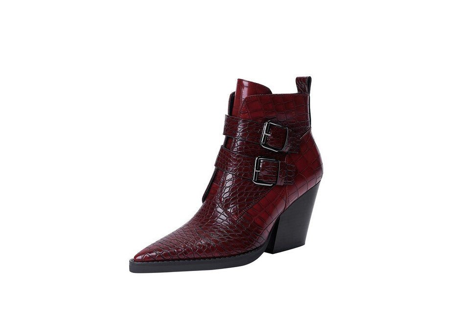Crimson Edge Enkellaars - modelita.nl