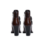 Crimson Edge Enkellaars - modelita.nl