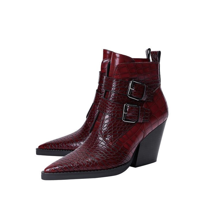Crimson Edge Enkellaars - modelita.nl