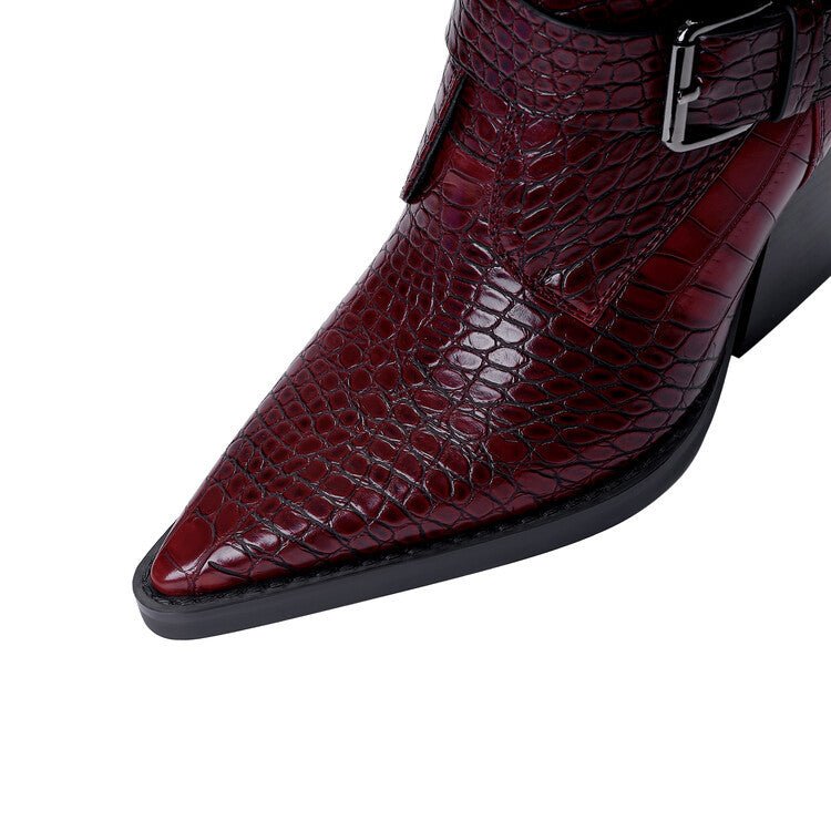 Crimson Edge Enkellaars - modelita.nl