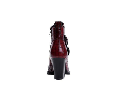 Crimson Edge Enkellaars - modelita.nl