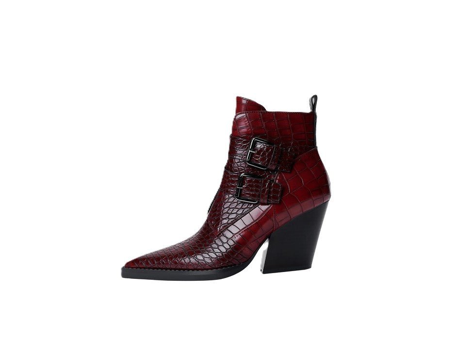 Crimson Edge Enkellaars - modelita.nl