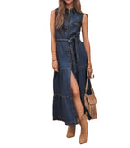 Denim Charm Jurk - modelita.nl