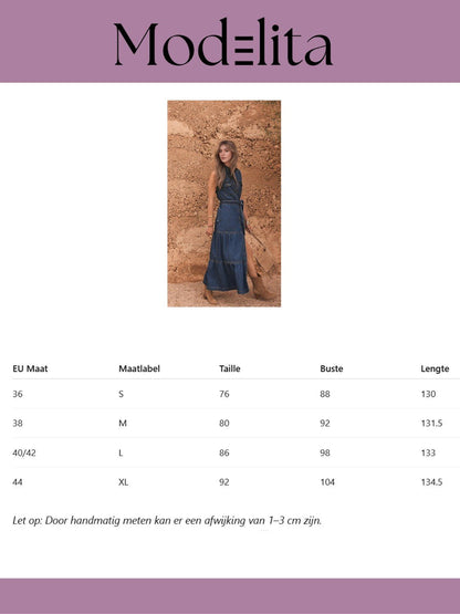 Denim Charm Jurk - modelita.nl