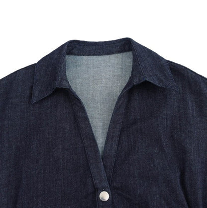 Denim Chic Midi - Jurk - modelita.nl