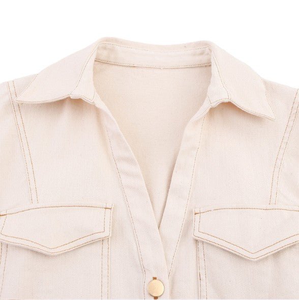 Denim Chic Midi - Jurk - modelita.nl