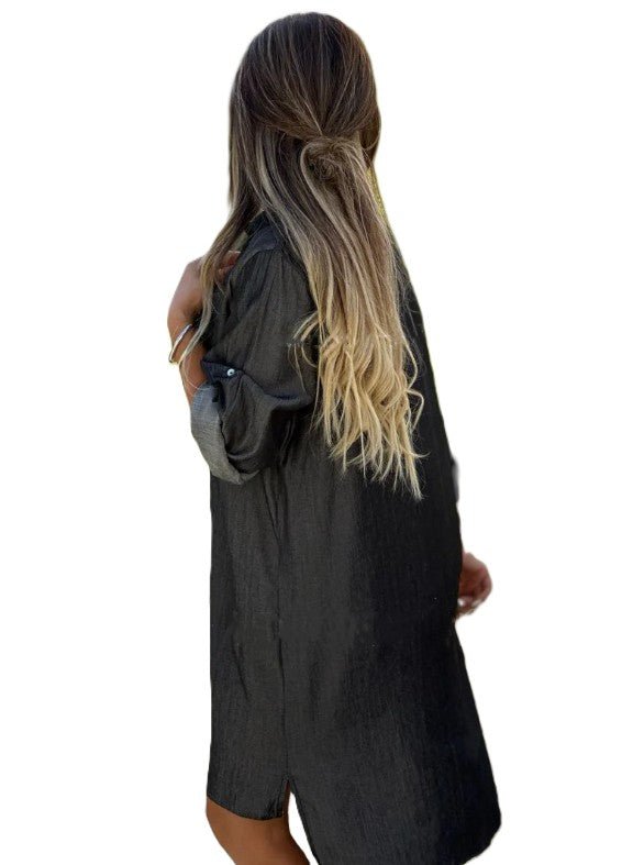 Denim Elegance Blouse - modelita.nl
