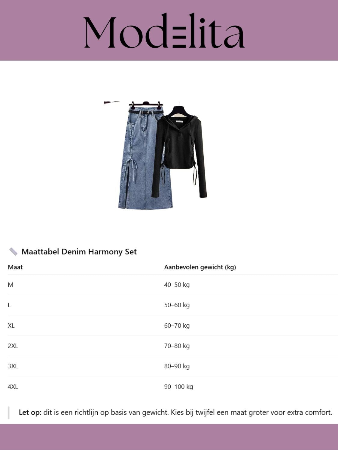 Denim Harmony Set - modelita.nl