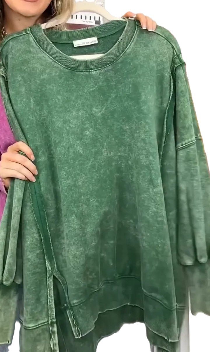 Denim Mist Trui - modelita.nl