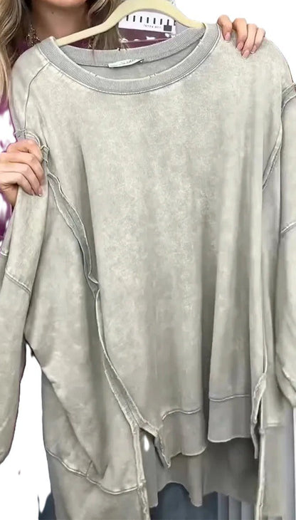 Denim Mist Trui - modelita.nl