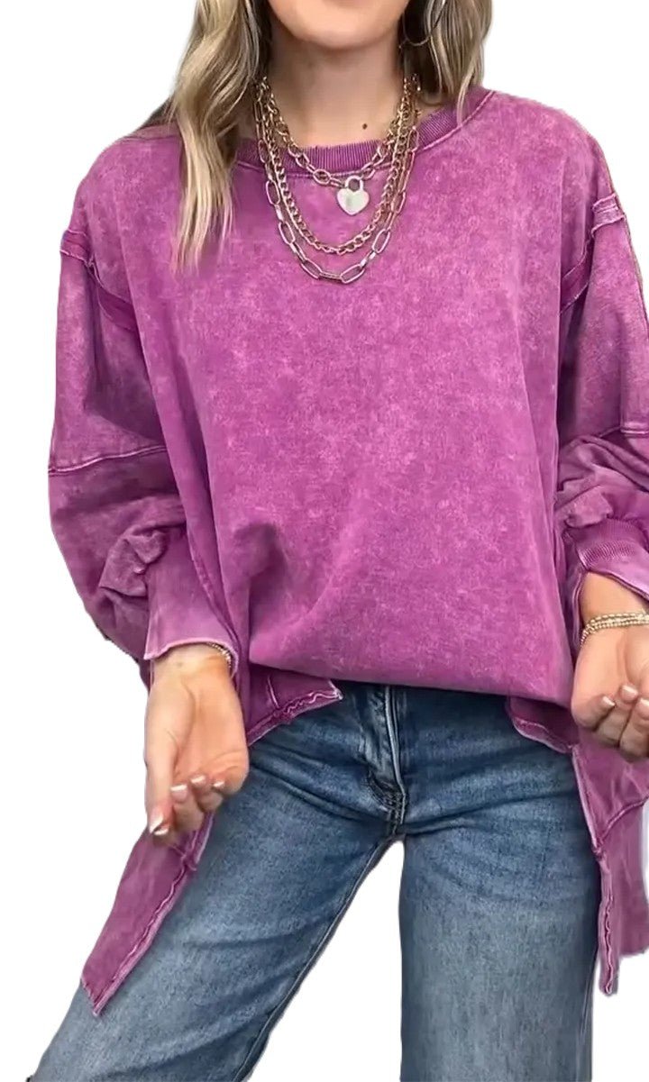 Denim Mist Trui - modelita.nl