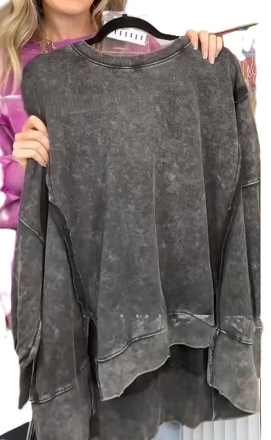 Denim Mist Trui - modelita.nl