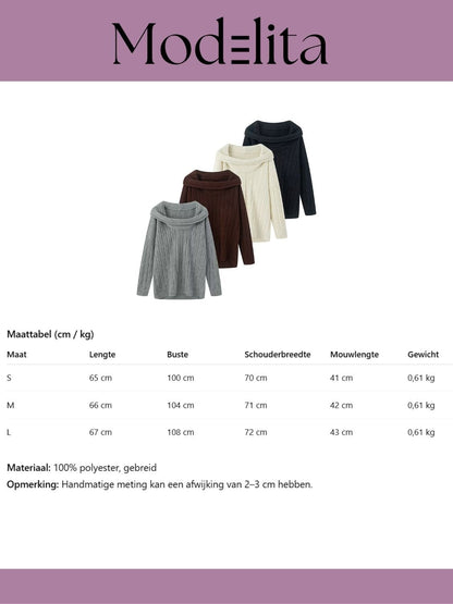 Drift Knit trui - modelita.nl