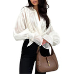Éloise Satin Blouse - modelita.nl