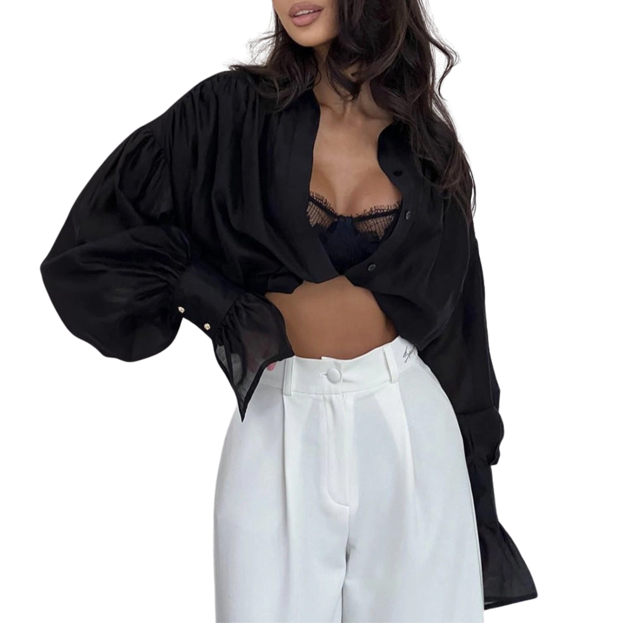 Éloise Satin Blouse - modelita.nl