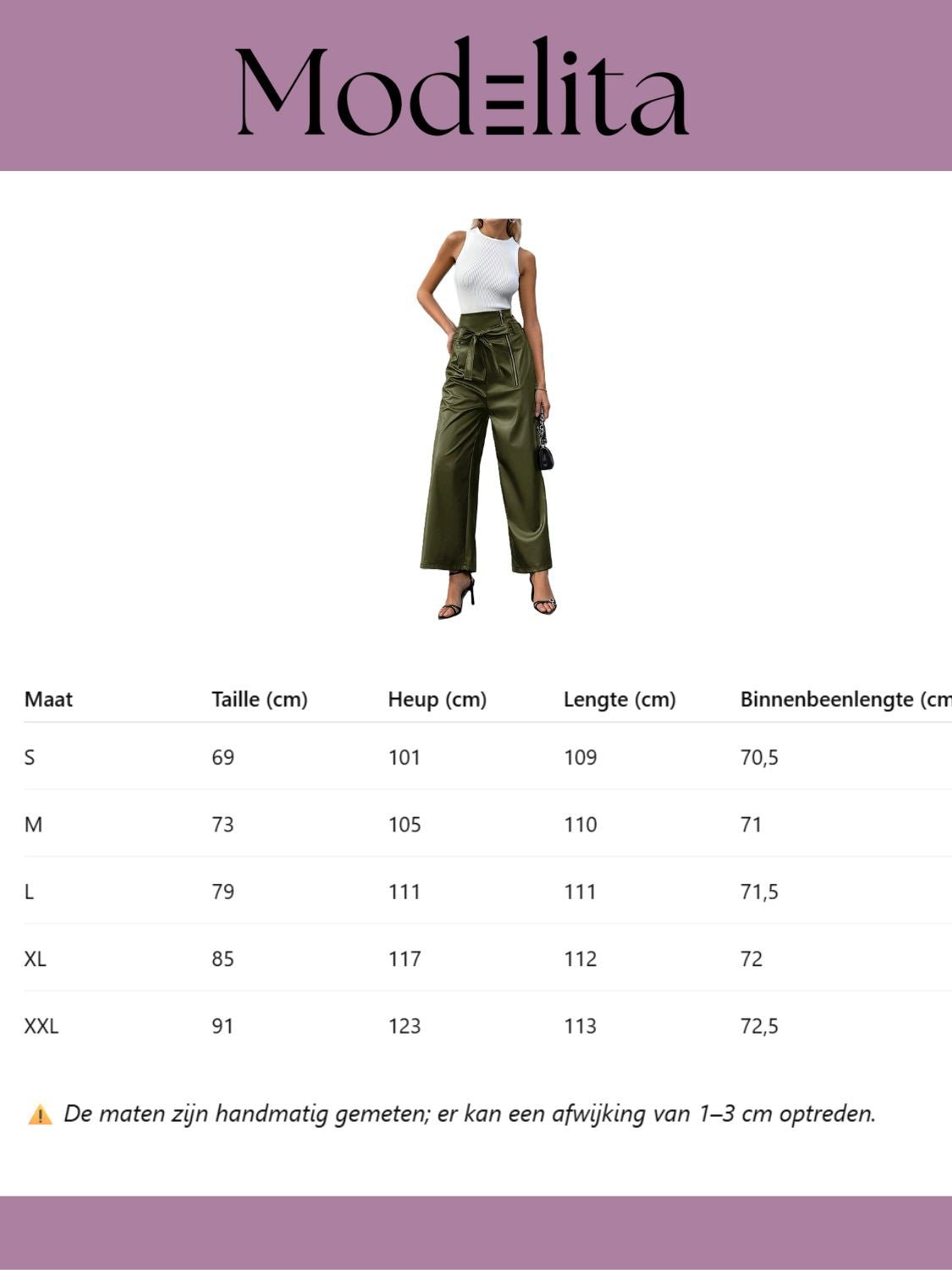 Elysian PU Trousers - modelita.nl
