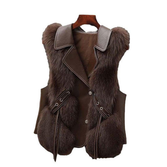 Faux Fox Elegance Vest - modelita.nl