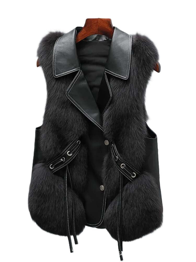 Faux Fox Elegance Vest - modelita.nl