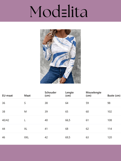 GeoEase Longsleeve Top - modelita.nl