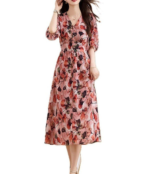 Ginkgo Charm Jurk - modelita.nl