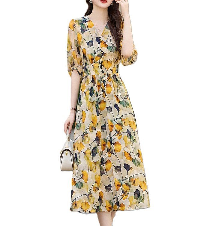 Ginkgo Charm Jurk - modelita.nl