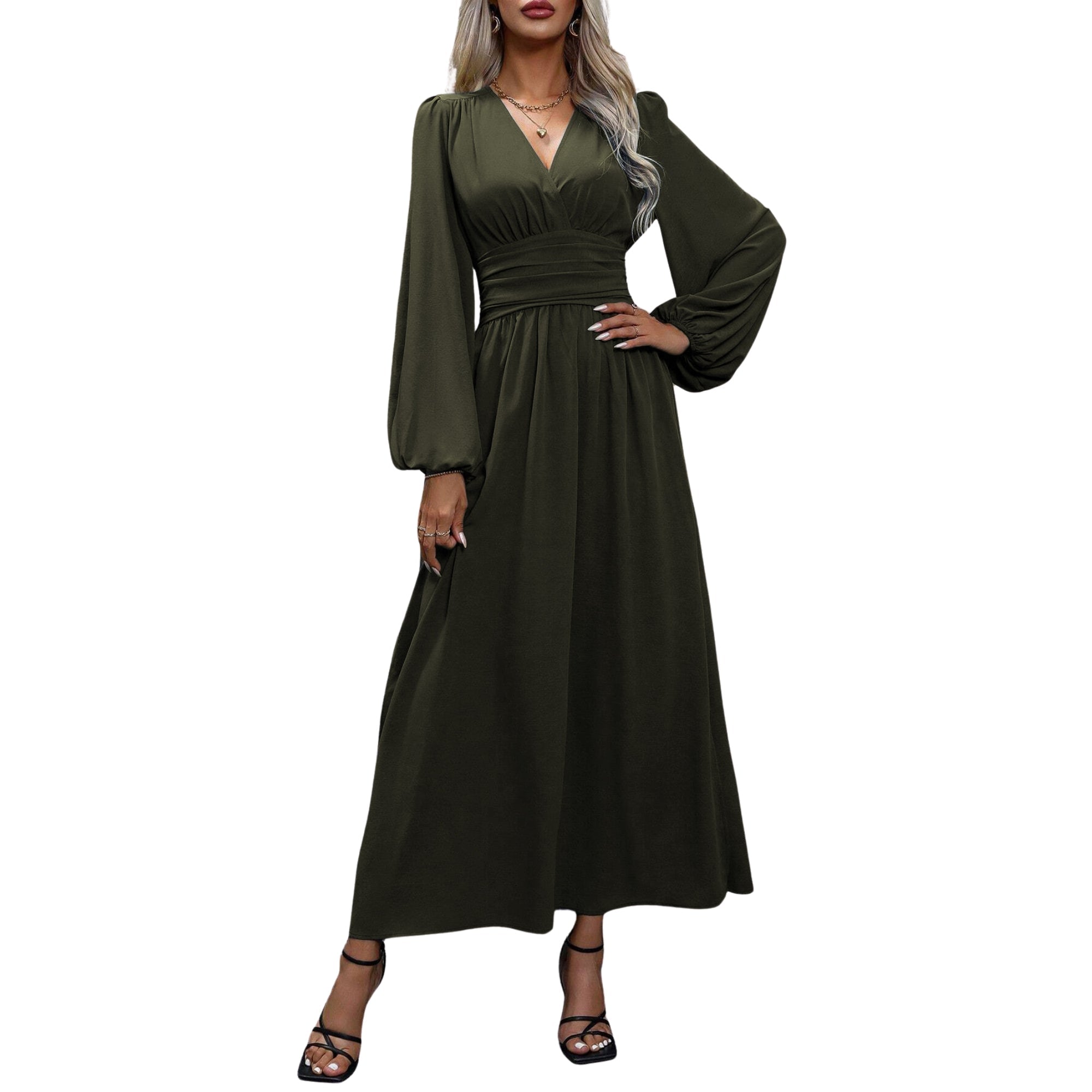 Grace Split Maxi Dress - modelita.nl