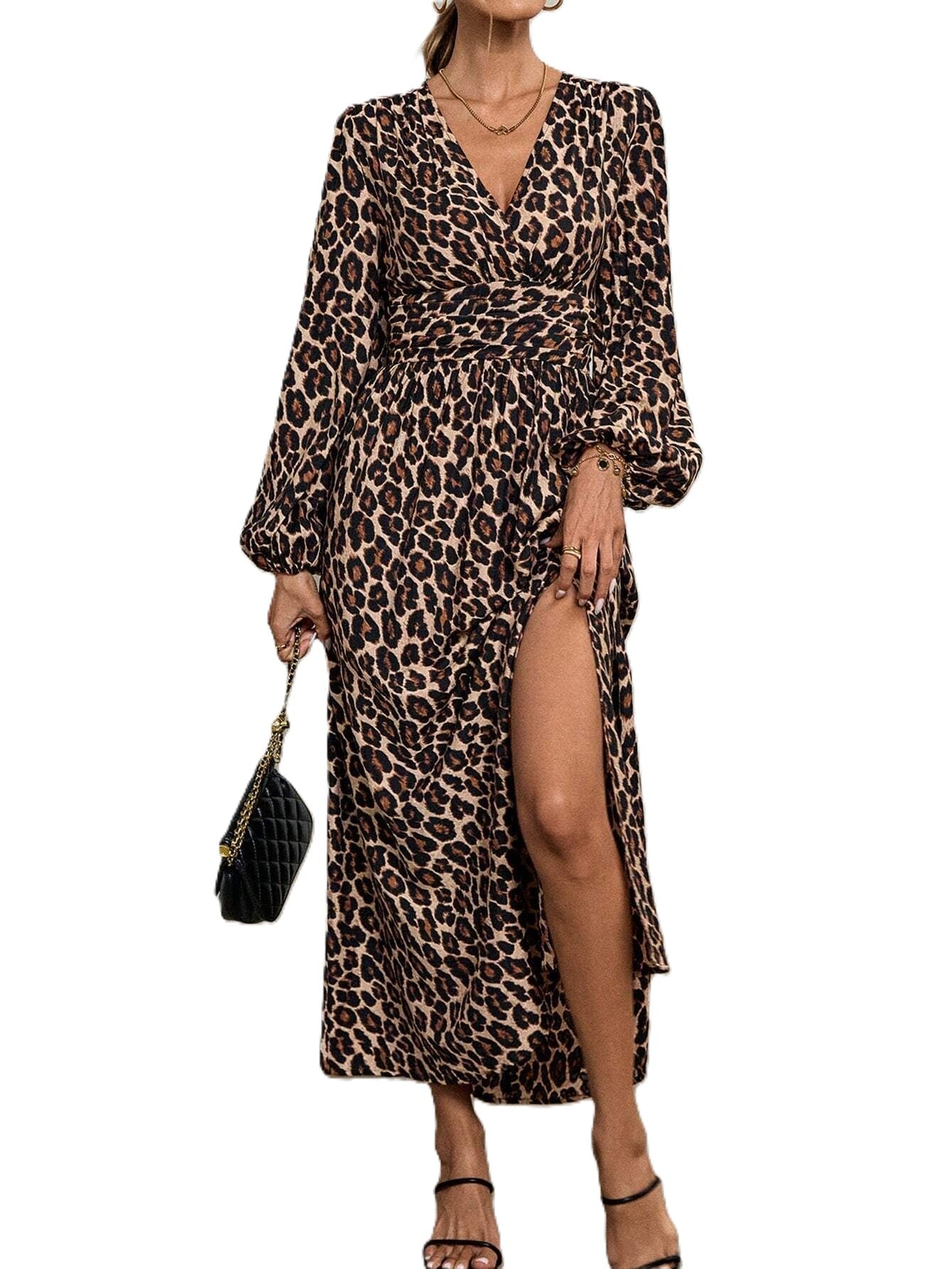 Grace Split Maxi Dress - modelita.nl