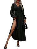 Grace Split Maxi Dress - modelita.nl