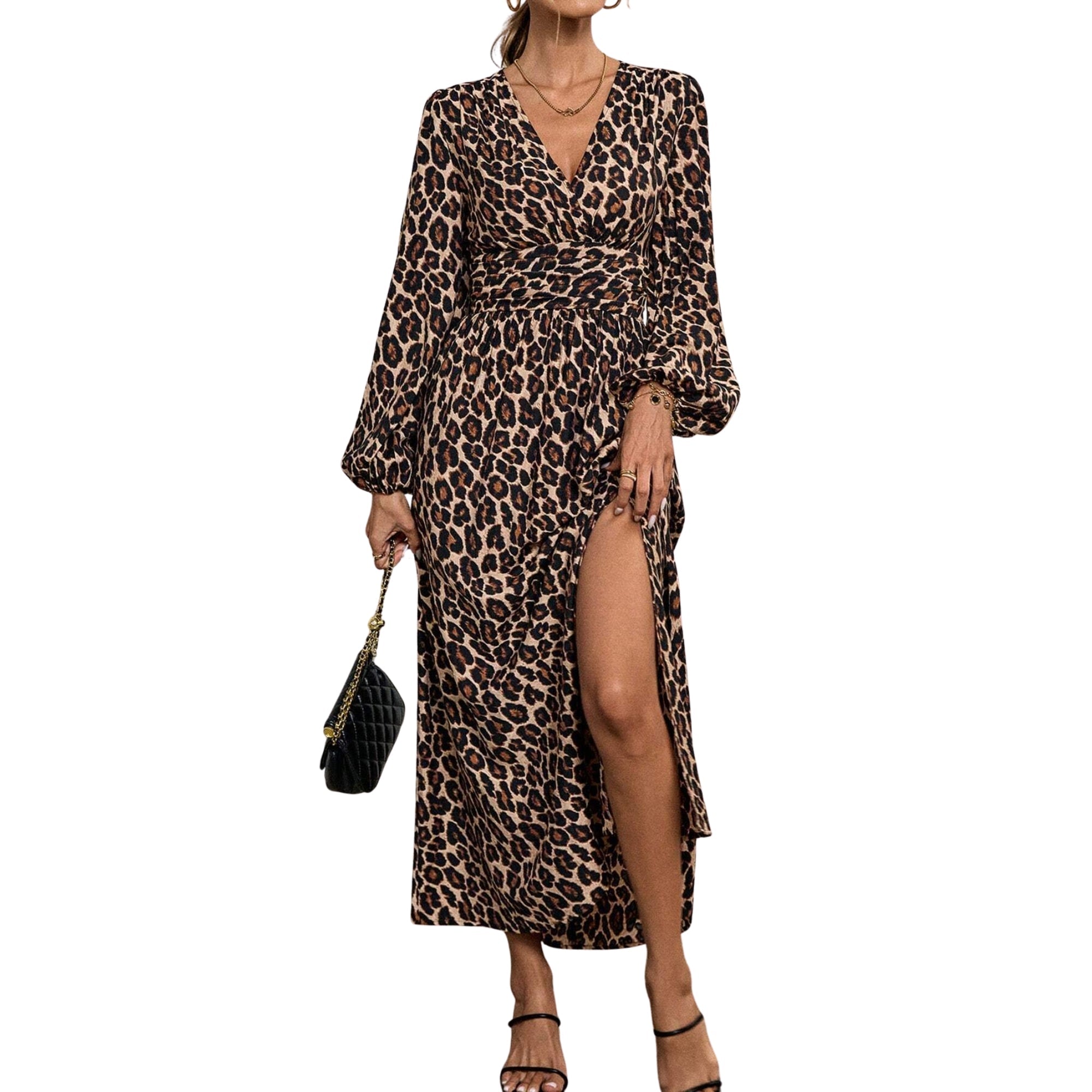 Grace Split Maxi Dress - modelita.nl