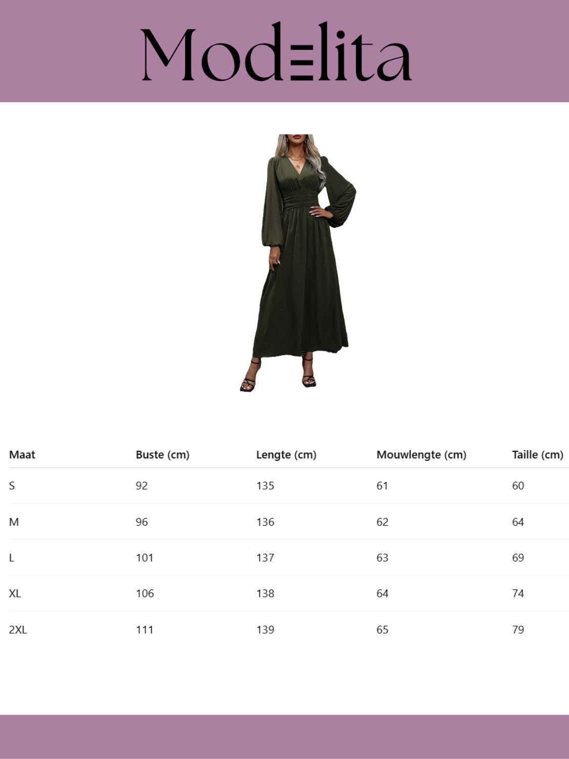 Grace Split Maxi Dress - modelita.nl