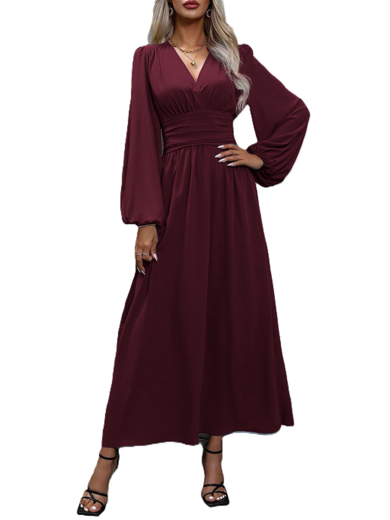 Grace Split Maxi Dress - modelita.nl
