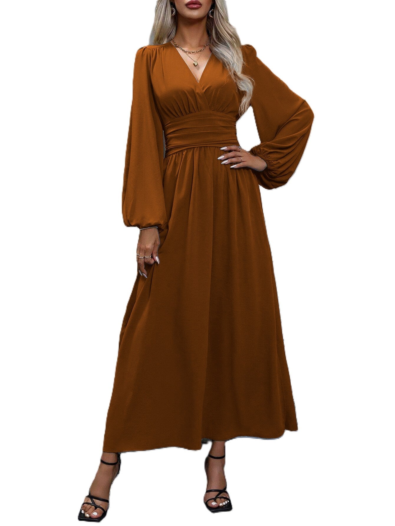 Grace Split Maxi Dress - modelita.nl