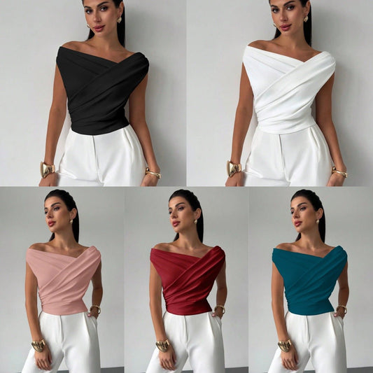 Graceful Drape Top - modelita.nl