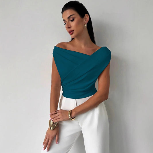 Graceful Drape Top - modelita.nl