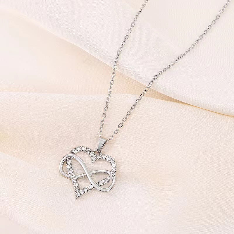 Infinity Love Sleutelbeenketting - modelita.nl