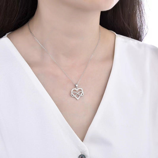 Infinity Love Sleutelbeenketting - modelita.nl