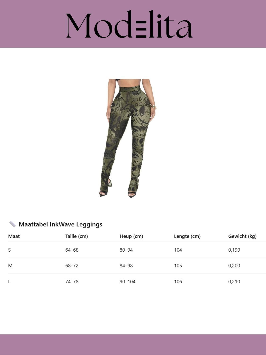 InkWave Legging - modelita.nl