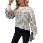 Ivory Lattice Trui - modelita.nl