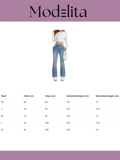 Kylie Flare Jeans - modelita.nl