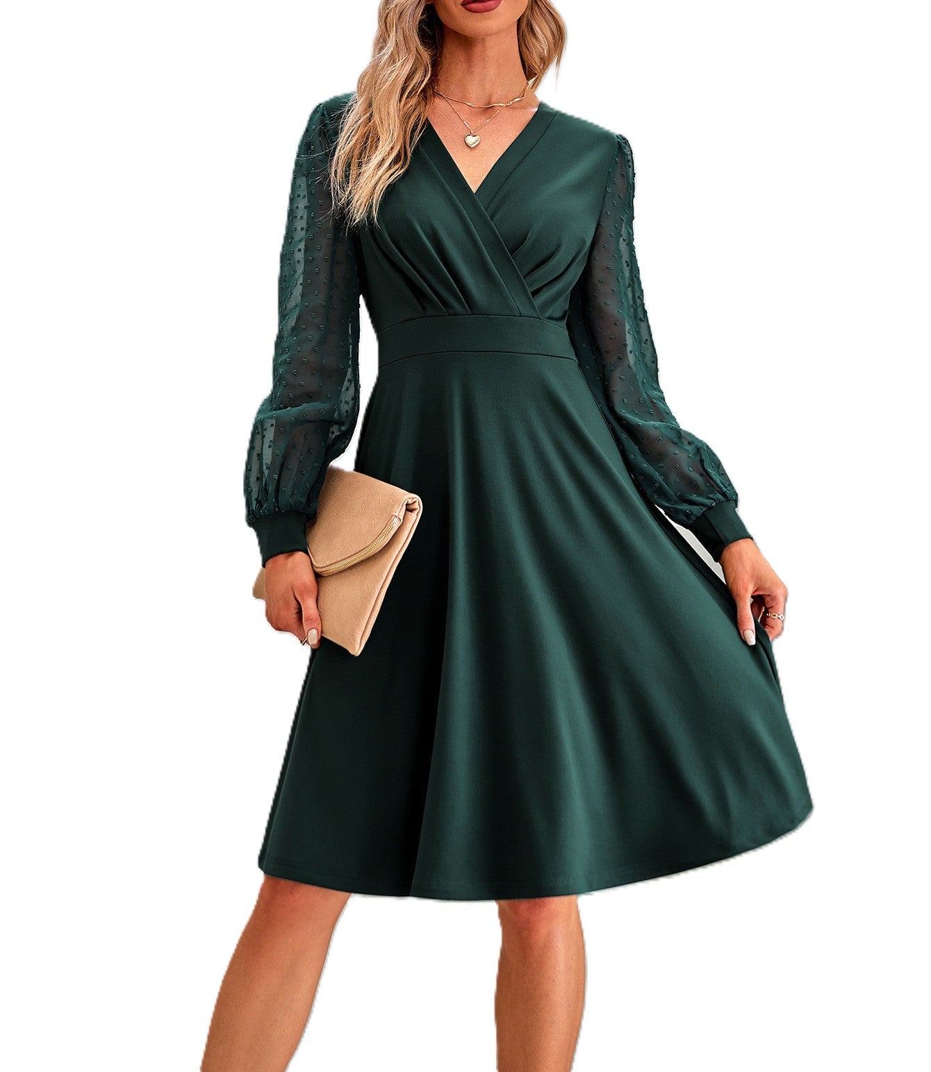 Lumière Jacquard Jurk - modelita.nl