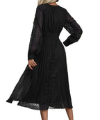 Luna Pleated Jurk - modelita.nl