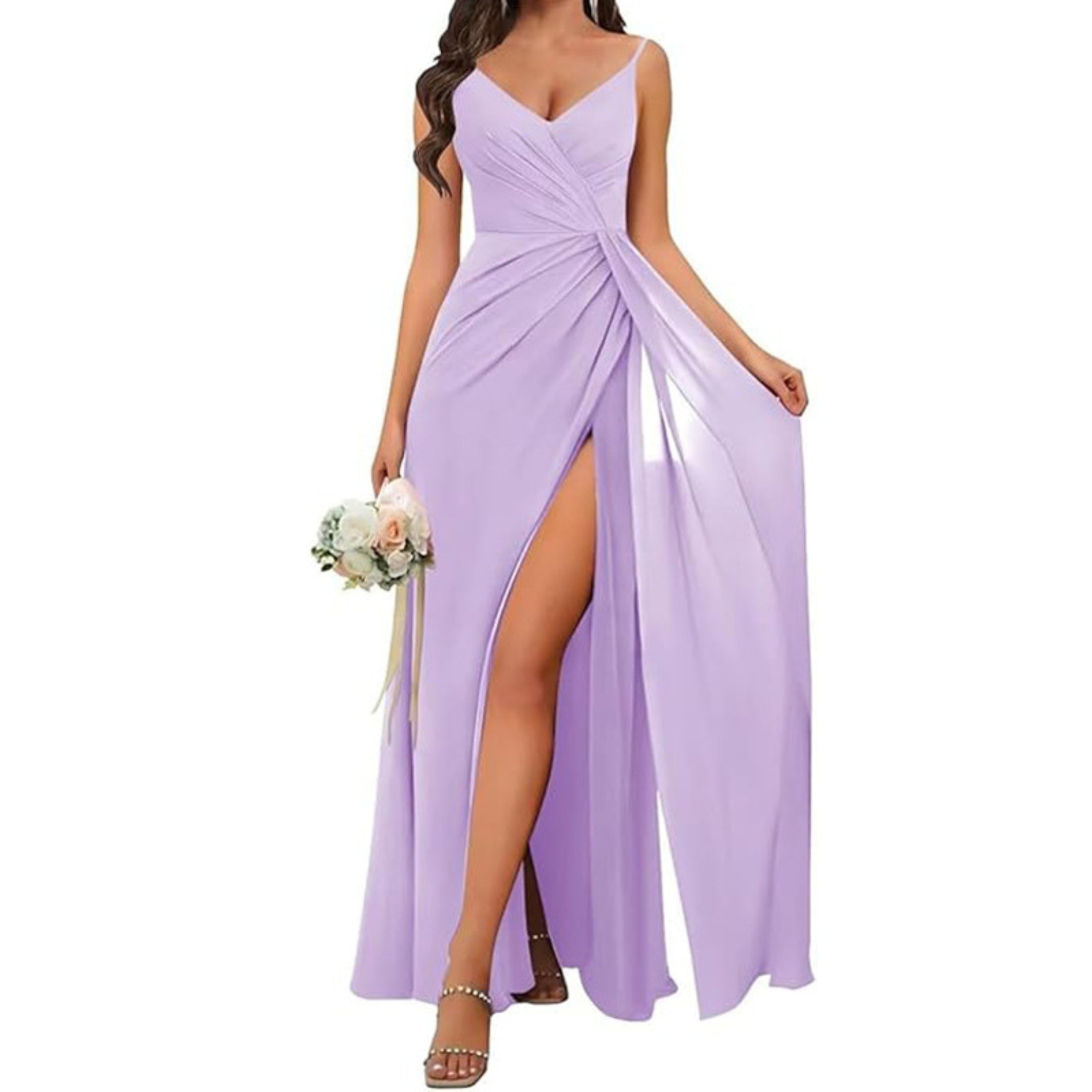 Lunaria Bridesmaid Maxi Jurk - modelita.nl